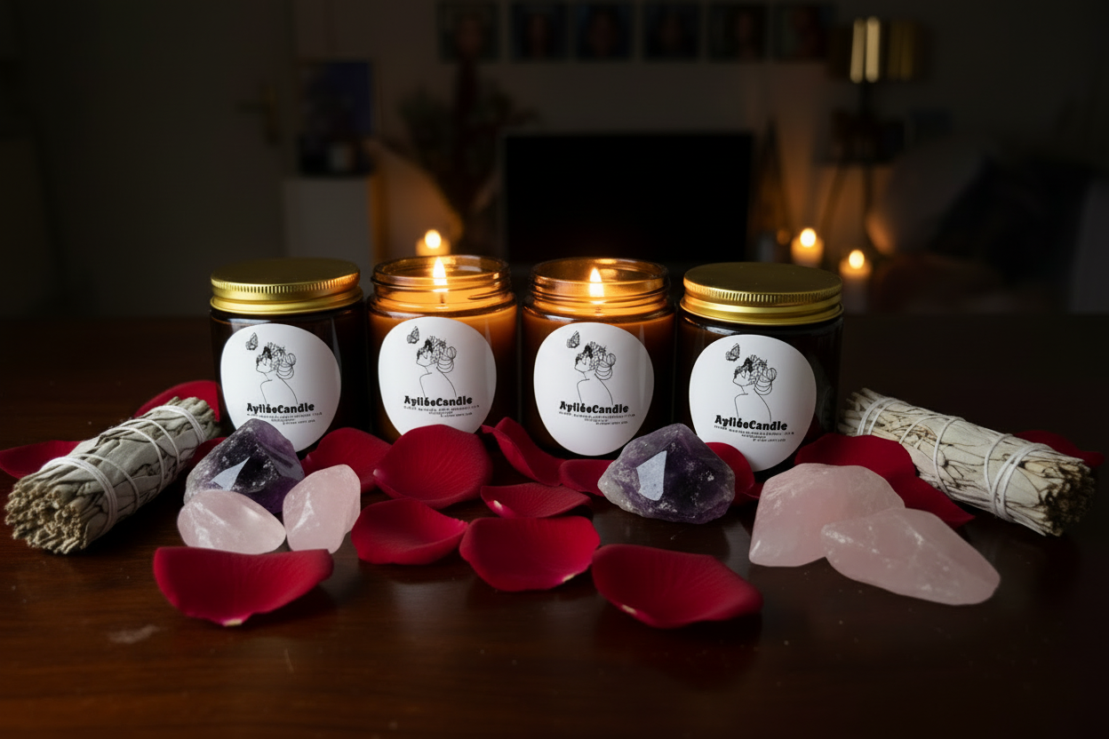 Bougies Parfumées Énergétiques