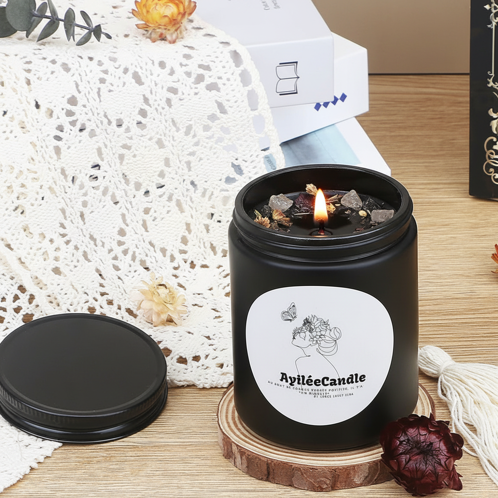 Bougie AyiléeCandle avec logo