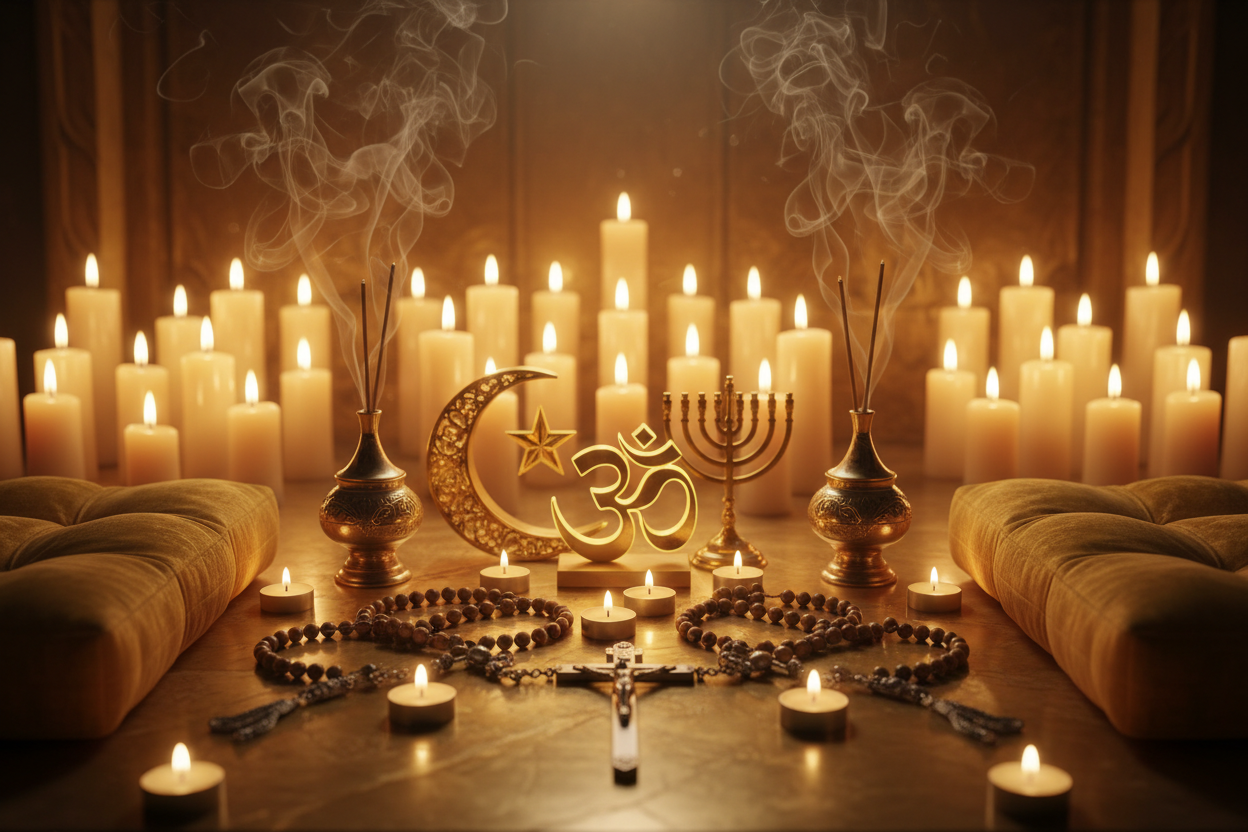 Bougies prière et méditation